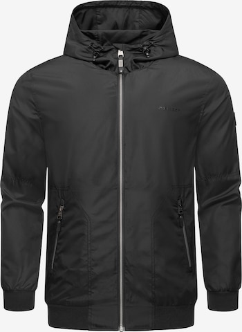 Ragwear Weatherproof jacket 'Stewie II' in Black: front