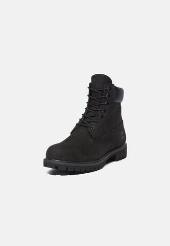 TIMBERLAND Боти с връзки в черно