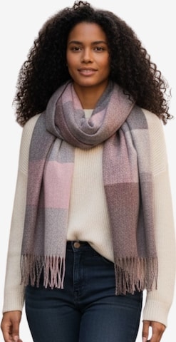 Kumixi Scarf 'Fransen' in Pink: front