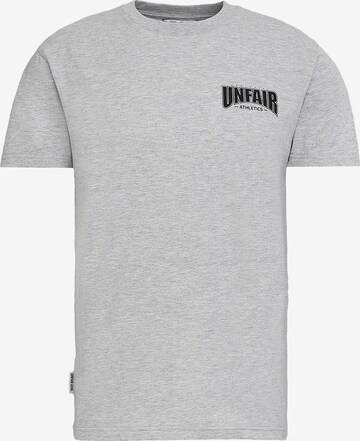 T-Shirt Unfair Athletics en gris : devant