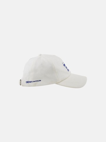 TOM TAILOR DENIM Cap in White