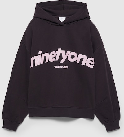 Pull&Bear Collegepaita värissä tummanruskea / pastellinpinkki, Tuotenäkymä