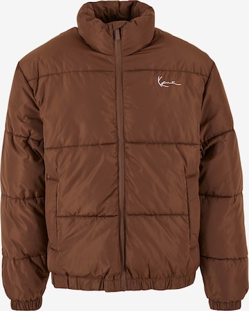 Karl Kani Winter Jacket in Brown: front