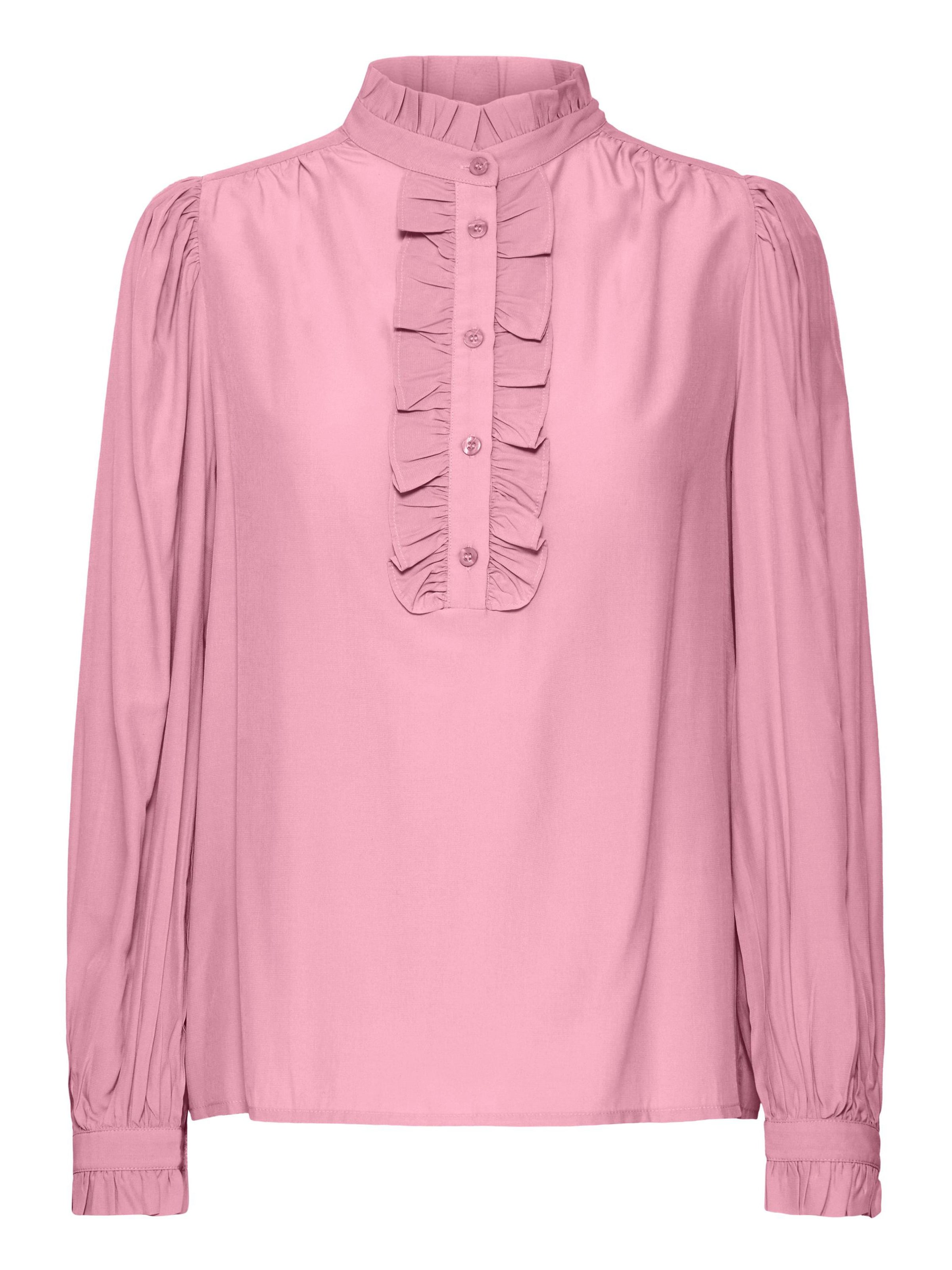 b.young Blouse 'Fenja' in Roze: voorkant