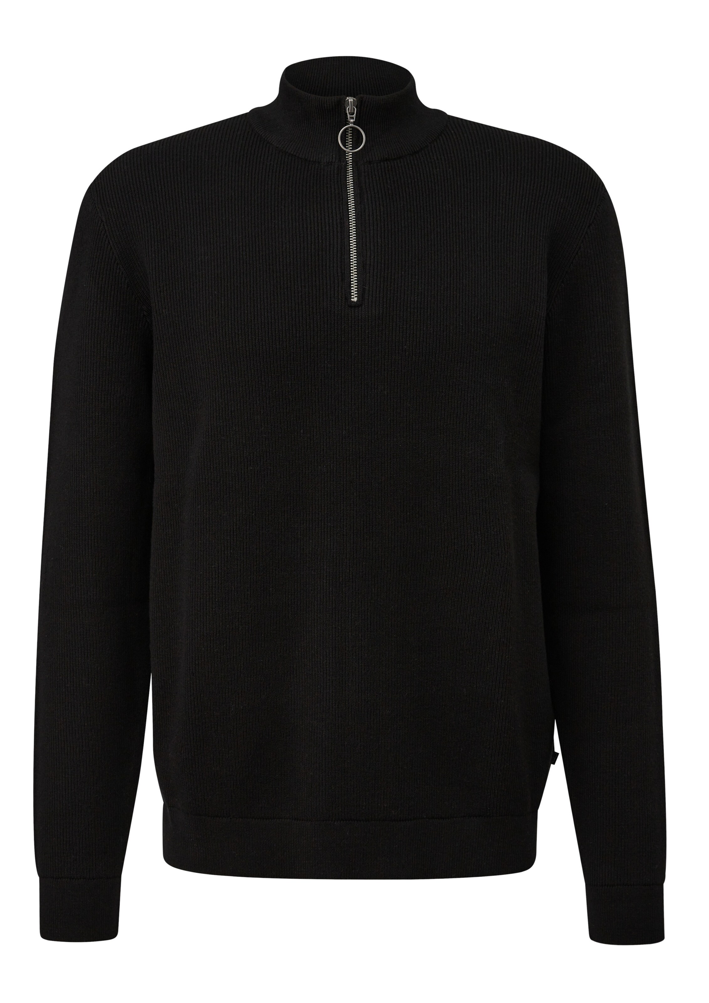 QS Pull-over en noir, Vue avec produit