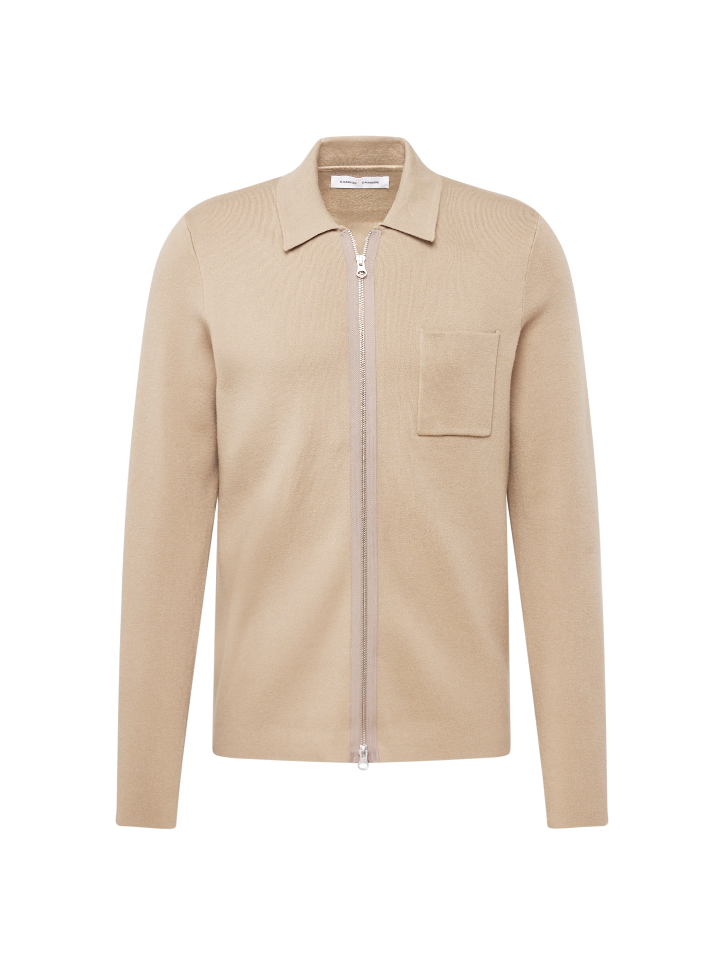 Samsøe Samsøe Regular fit Kofta 'Guna' i beige: framsida