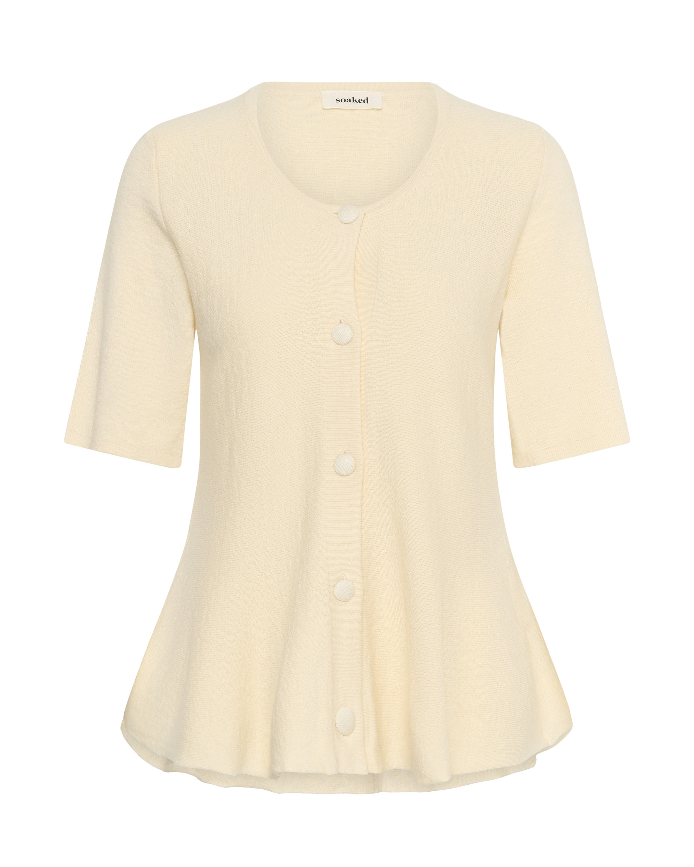 SOAKED IN LUXURY - Cárdigan en blanco: frente
