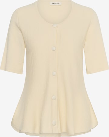 SOAKED IN LUXURY - Cárdigan en blanco: frente