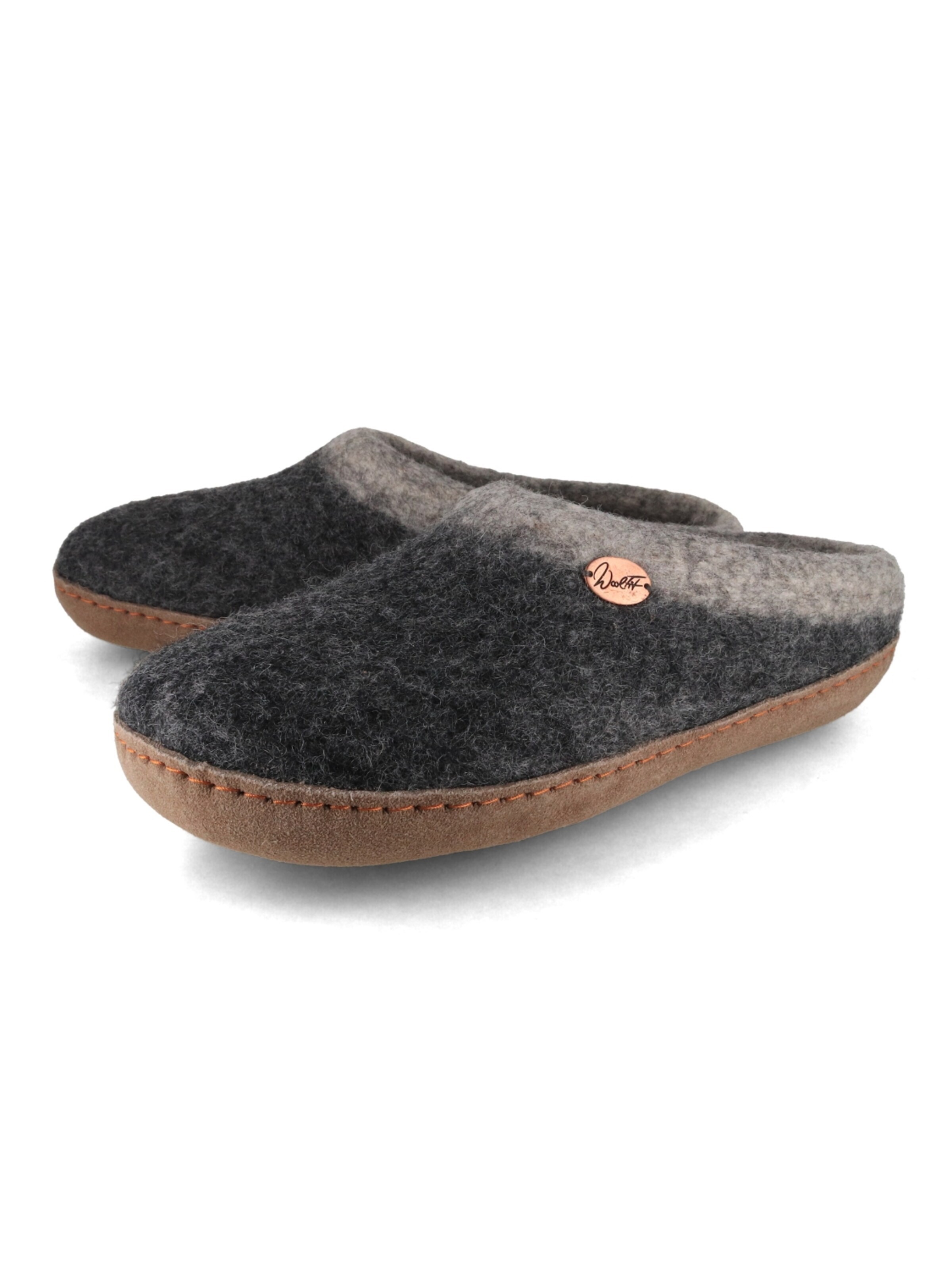 WoolFit Hausschuh 'Sherpa'‌‌‌‌‌ in Grau