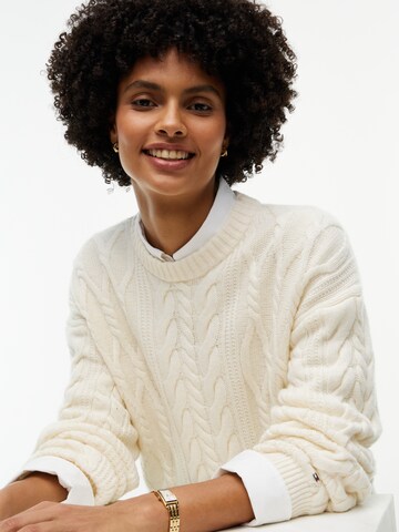 TOMMY HILFIGER Pullover in Gelb