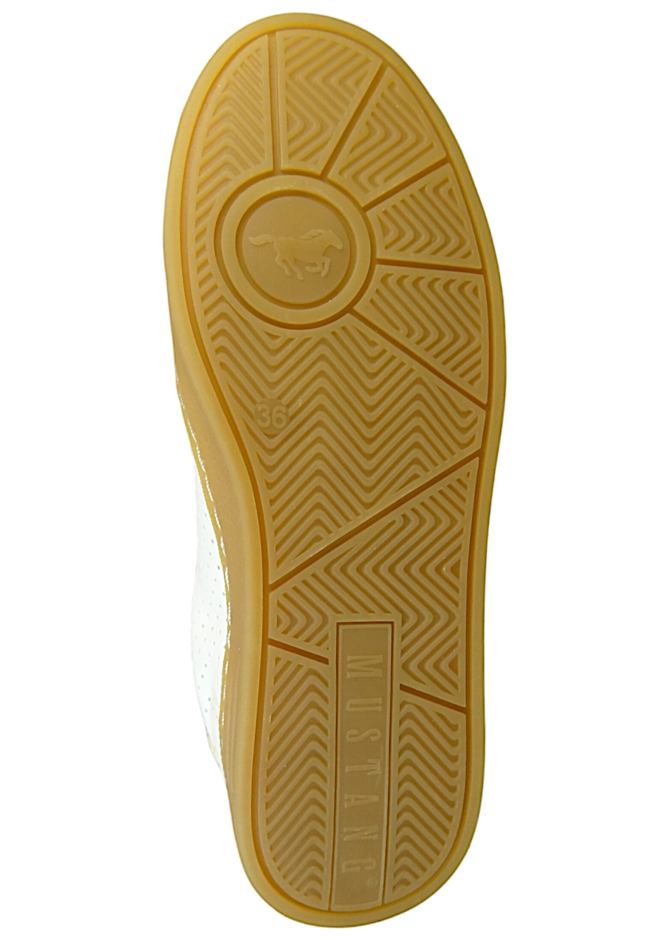 MUSTANG - Sapatilhas baixas em branco