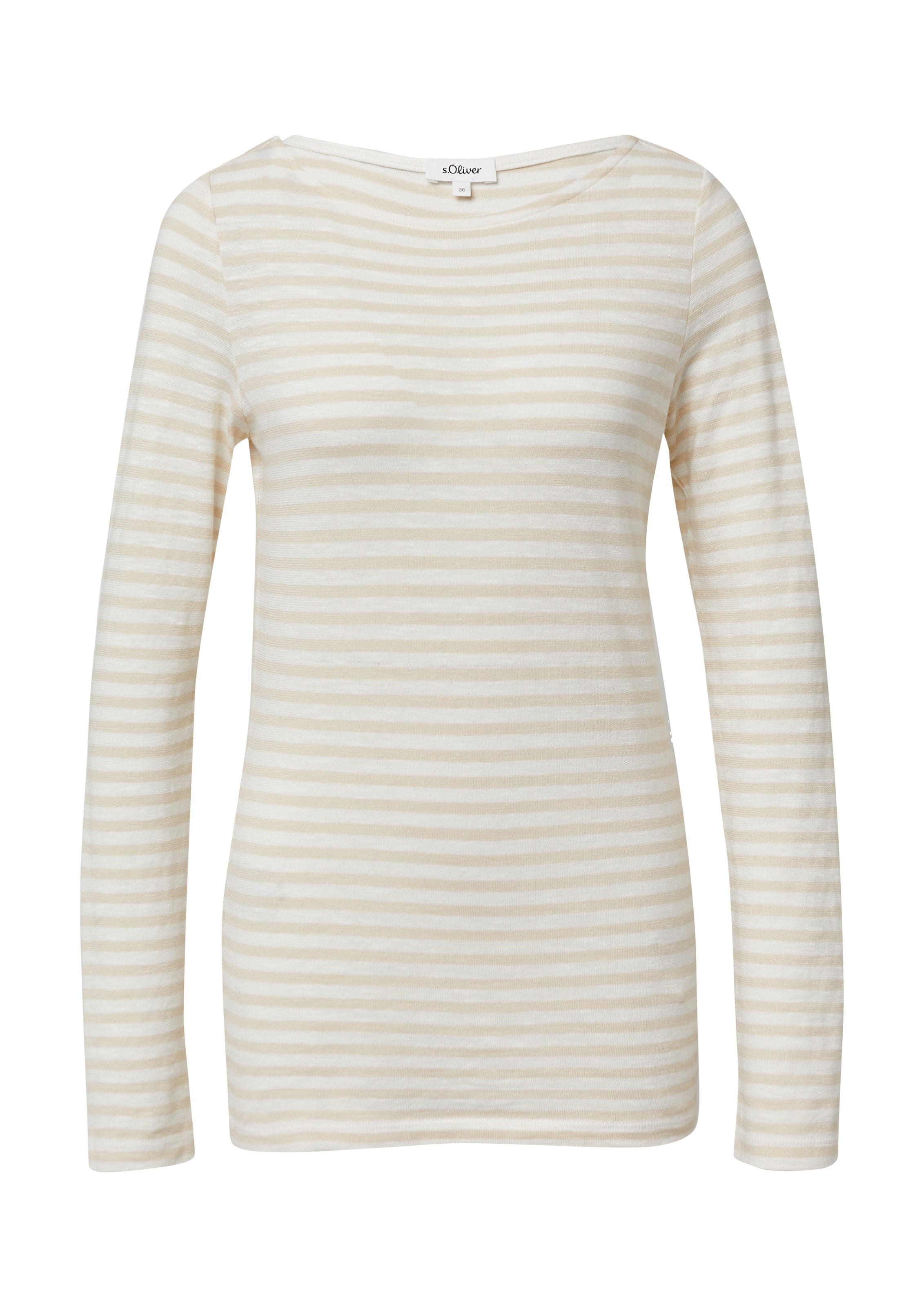s.Oliver Футболка в Бежевый: спереди