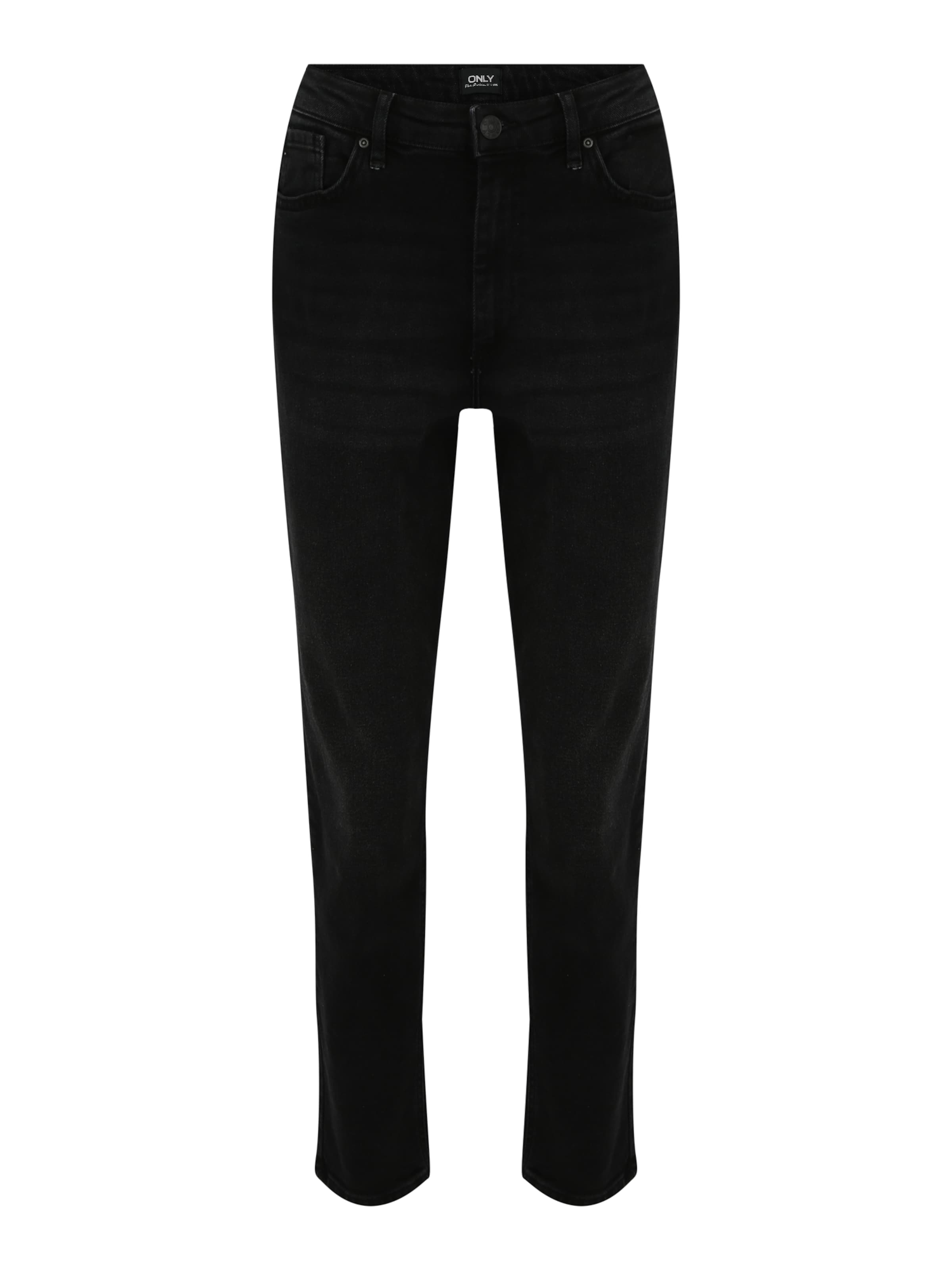 Only Petite Regular Jeans 'VENEDA' in Zwart: voorkant