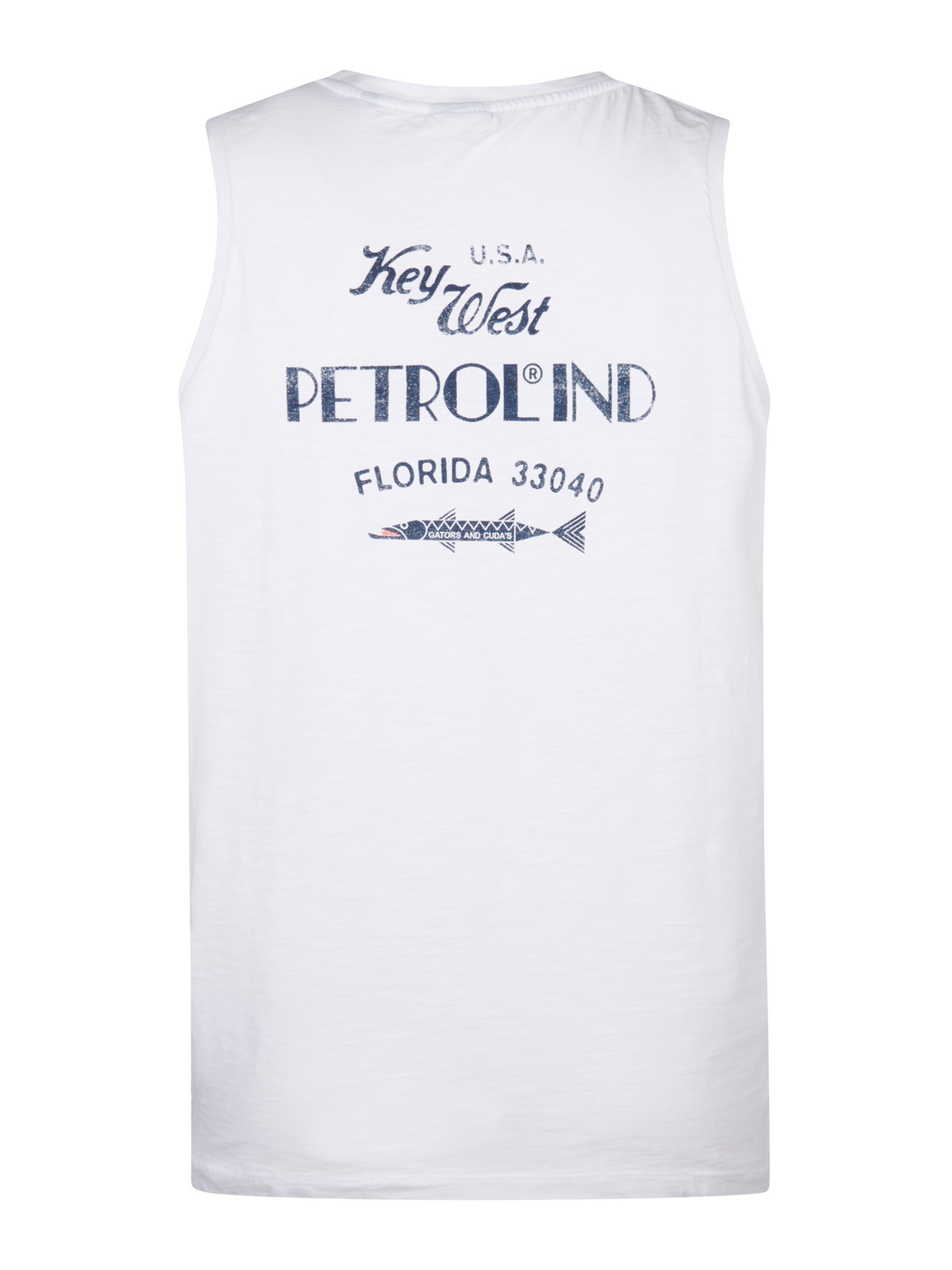 Petrol Industries Póló 'Bluewater' - fehér