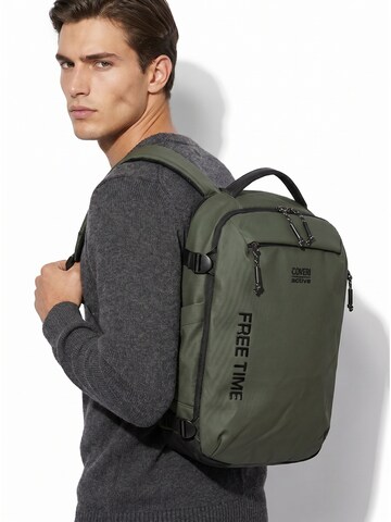 Zaino 'Zaino Coveri Active Poliestere 100% - Unisex Casual con Zip' di Coveri Collection in verde