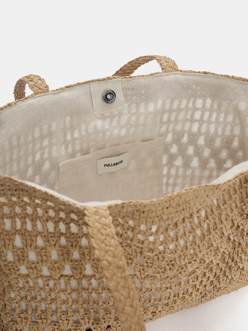 Pull&Bear Shopper in Beige