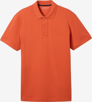 T-Shirt TOM TAILOR en orange : devant