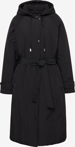 Mavi Between-Seasons Coat in Black: front