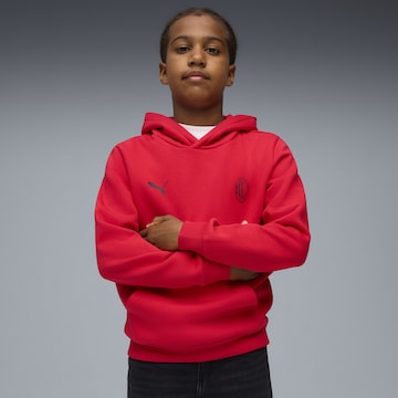 PUMA Sports sweatshirt 'AC Milan FtblEssentials' in Red: front