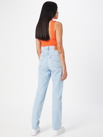 LEVI'S ® Slimfit Džíny '70s High Slim Straight' – modrá