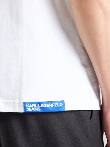 KARL LAGERFELD JEANS Μπλουζάκι σε λευκό