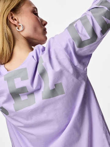 T-shirt ' Ria Fany ' PIECES en violet