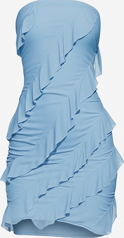 Imily Bela Koktejlové šaty – modrá: přední strana