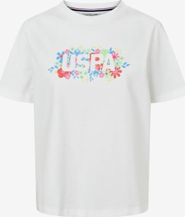 U.S. POLO ASSN. Paita 'Haya' värissä valkoinen: etupuoli