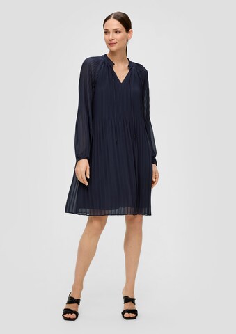 s.Oliver BLACK LABEL Kleid in Blau: Vorderseite