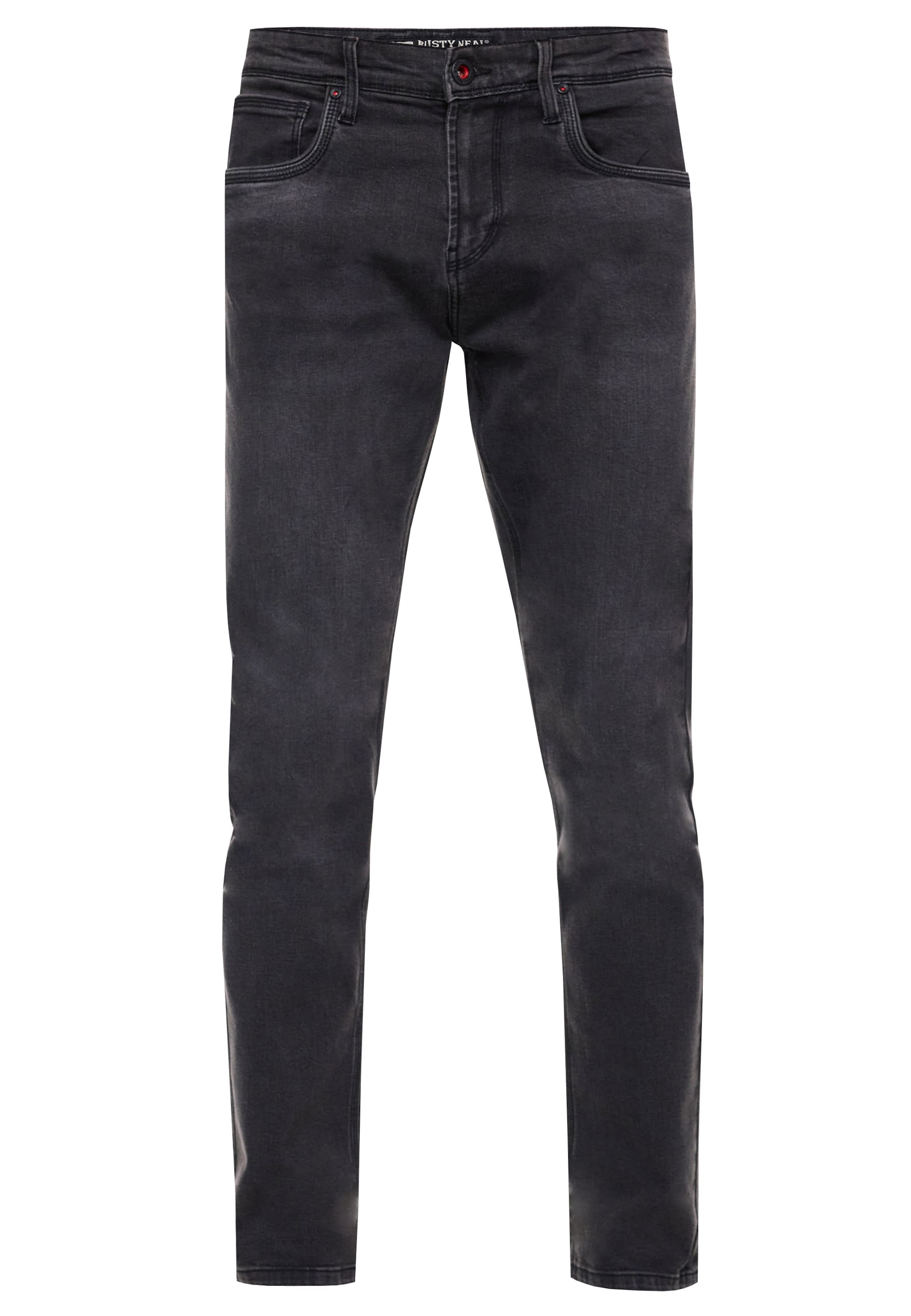 Rusty Neal Slimfit Jeans 'MELVIN' in Grijs: voorkant