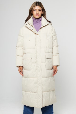 Manteau d’hiver 'Giovanna' Aligne en blanc : devant