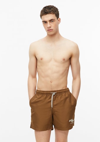 s.Oliver Badeshorts in Braun: Vorderseite