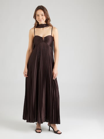 Abercrombie & Fitch Вечернее платье 'GISELLE' в Коричневый: спереди