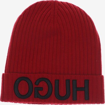 HUGO Red Hat & Cap in One size in Red: front