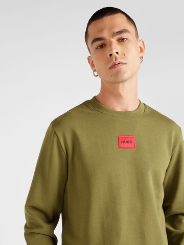 HUGO Sweatshirt 'Diragol212' in Groen