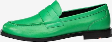 LLOYD Classic Flats in Green: front