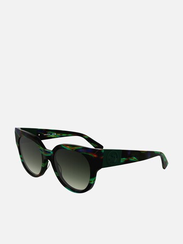 Longchamp Sonnenbrille 'Longchamp LO779S Textured black/green/orange 53/19/140 Women Sunglasses'‌‌‌‌‌‌‌ in Schwarz