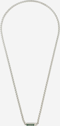 LACOSTE Necklace 'SPELT' in Silver: front