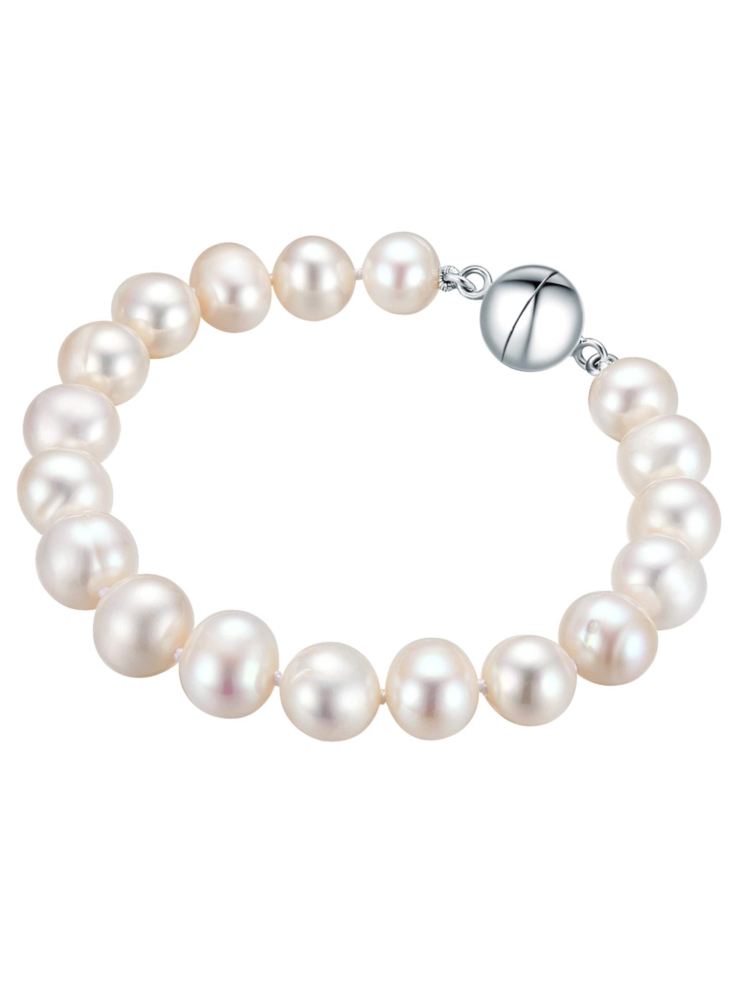 Braccialetto di Valero Pearls in bianco: frontale