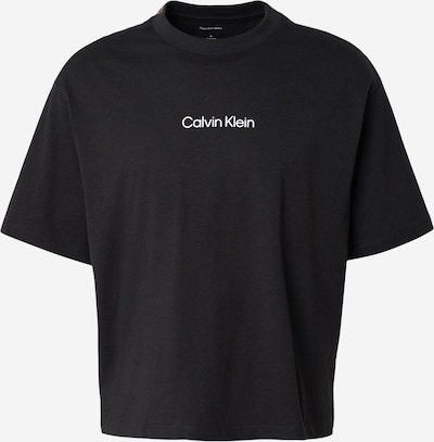 XS dydžio Marškinėliai 'OBSESSION' iš Calvin Klein Jeans, spalva – šviesiai oranžinė / juoda / balta, Prekių apžvalga