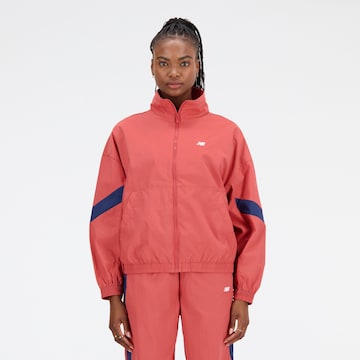 new balance Jacke 'Athletics' in Rot: predná strana