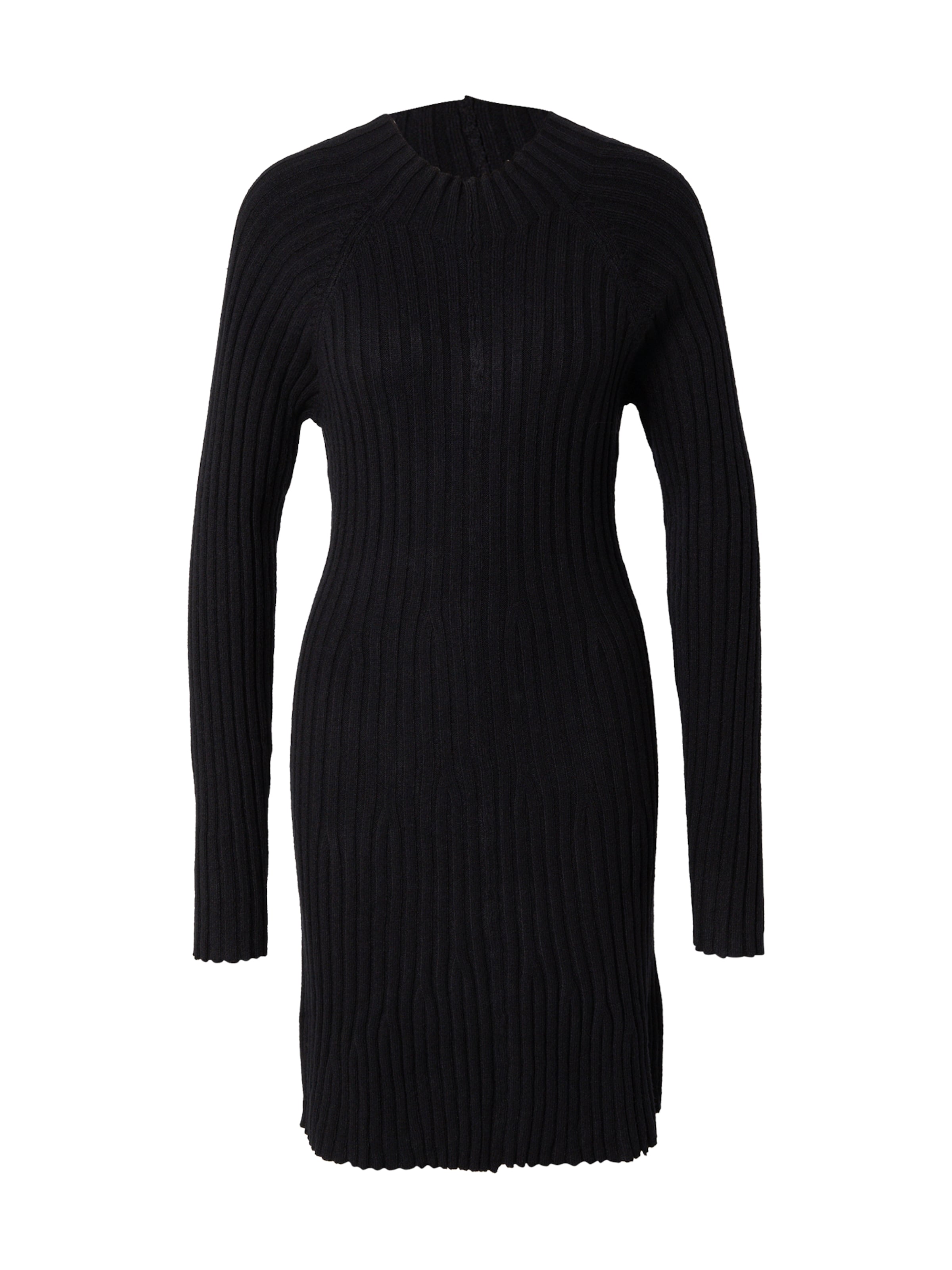 Peppercorn Πλεκτό φόρεμα 'Anna' σε μαύρο: μπροστά