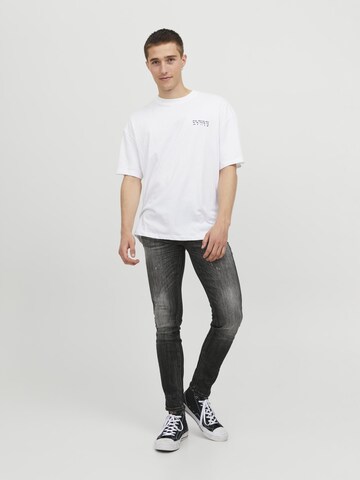 JACK & JONES - regular Vaquero 'Liam Seal' en negro