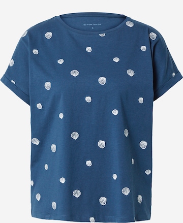 T-shirt TOM TAILOR en bleu : devant