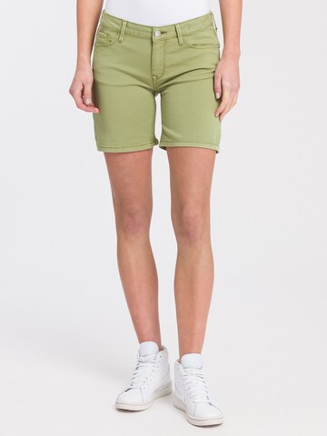 CROSS JEANS Slimfit Jeans 'Zena' in Grün: Vorderseite