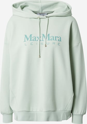 Max Mara Leisure Sweatshirt 'FILO' in Green: front