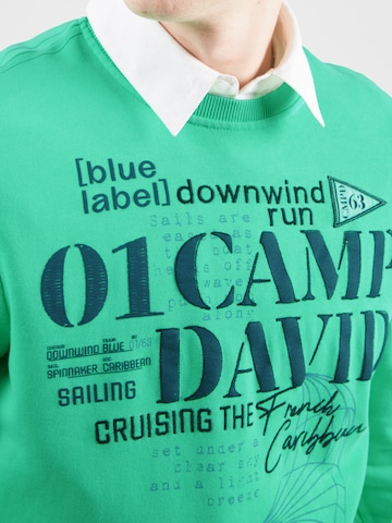 CAMP DAVID Sweatshirt in Green