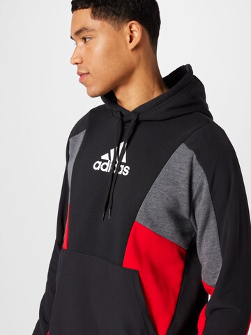 juoda ADIDAS SPORTSWEAR Sportinio tipo megztinis 'Essentials Colorblock'