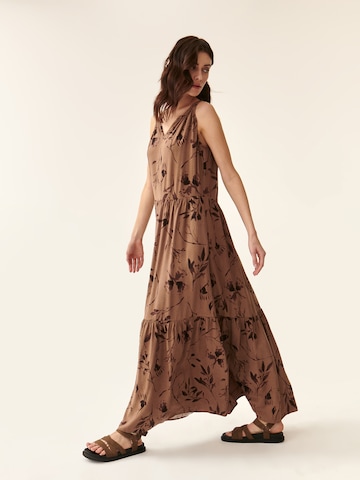 Robe 'Oroko' TATUUM en marron