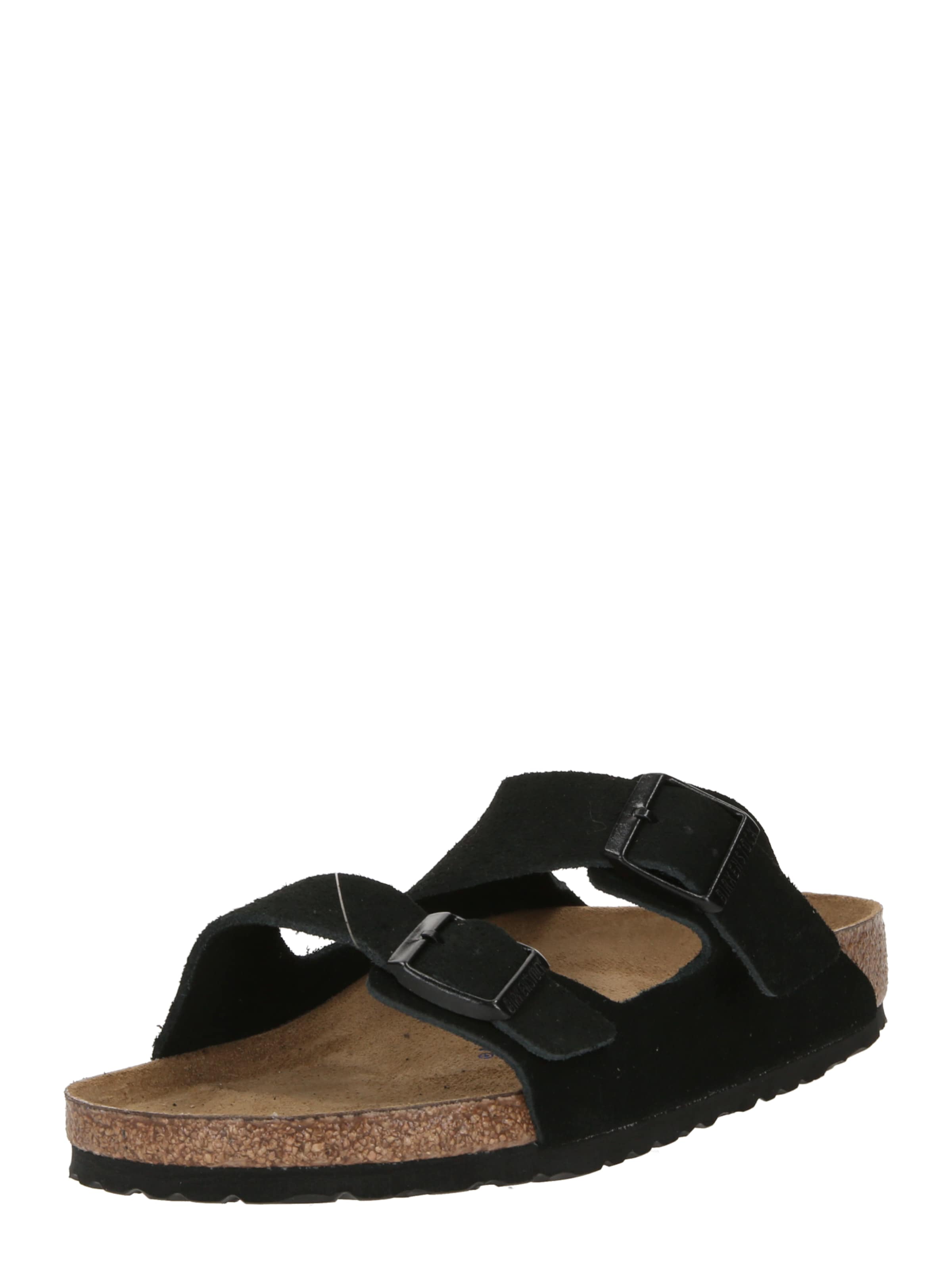 BIRKENSTOCK - Zapatos abiertos 'Arizona' en negro: frente